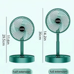 Load image into Gallery viewer, Neuclo Adjustable Rechargeable Fan With 3 Speeds
