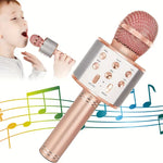 Load image into Gallery viewer, Portable BT Wireless Karaoke Microphone Speaker