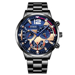 Load image into Gallery viewer, Deyros E2 Men Business Stainless Steel Quartz Watch
