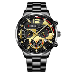 Load image into Gallery viewer, Deyros E2 Men Business Stainless Steel Quartz Watch
