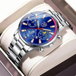 Load image into Gallery viewer, Deyros E4 Men Business Stainless Steel Quartz Watch
