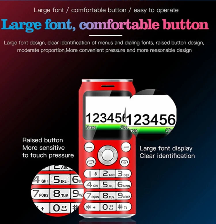 Coca Cola Pocket Mini Mobile Phone