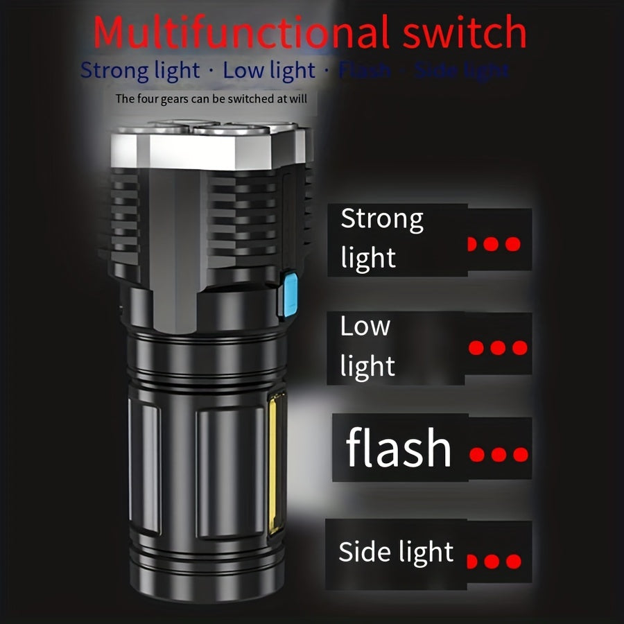 Novo Rechargeable LED Flashlight (4 Core Lights)