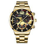 Load image into Gallery viewer, Deyros E2 Men Business Stainless Steel Quartz Watch
