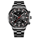 Load image into Gallery viewer, Deyros E7 Men Business Stainless Steel Quartz Watch
