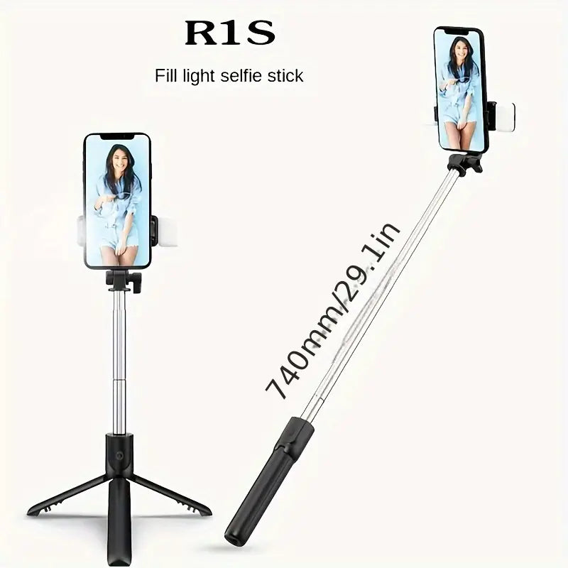 R1S Fill Light Selfie Stick