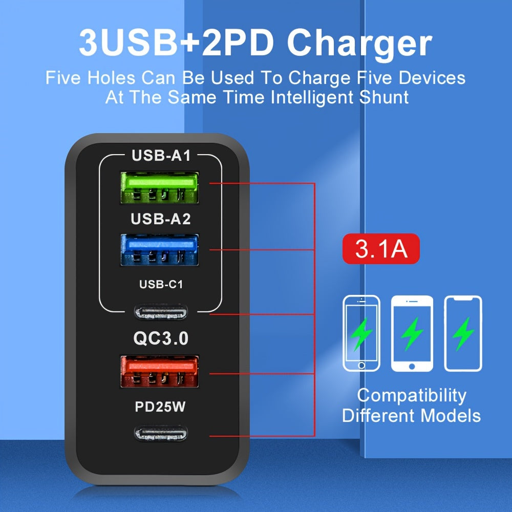 Novo 65W PD Multiport Fast Charging Cable