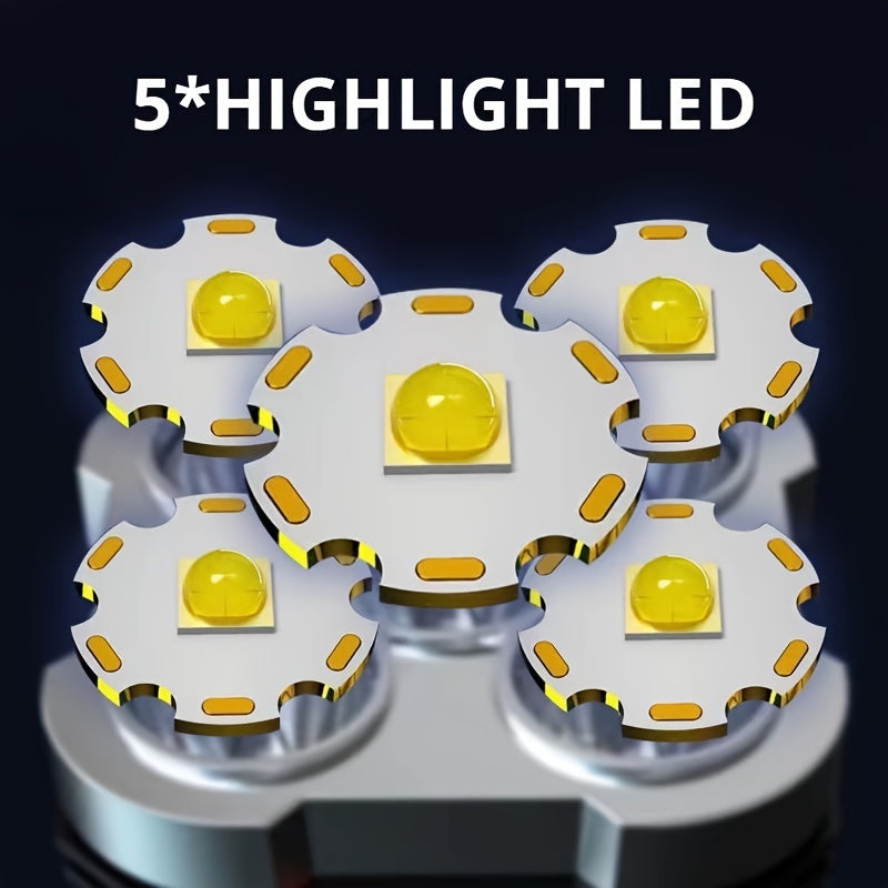 Novo Rechargeable LED Flashlight (5 Core Lights)