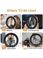 Load image into Gallery viewer, LED Ring Light With Tripod Stand