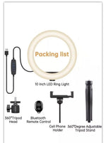 Load image into Gallery viewer, LED Ring Light With Tripod Stand