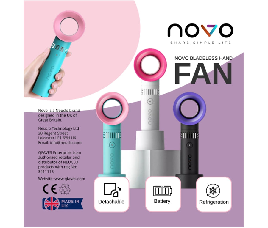 Novo Bladeless Handheld Fan