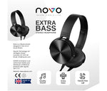 Load image into Gallery viewer, Novo Extra Bass Stereo Headphones
