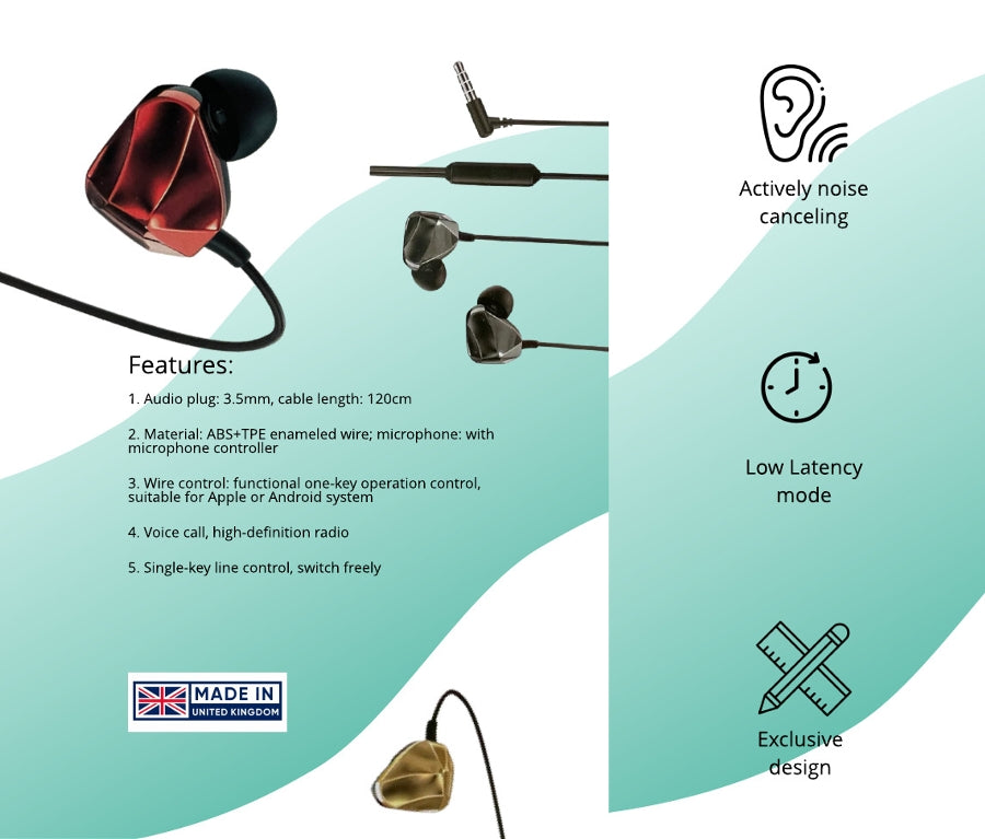 Novo Extra Bass Wired Stereo Earphone