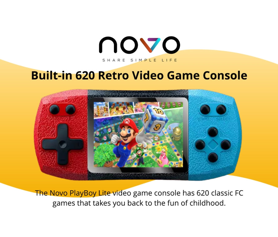 Novo PlayBoy Lite Retro Video Game Console