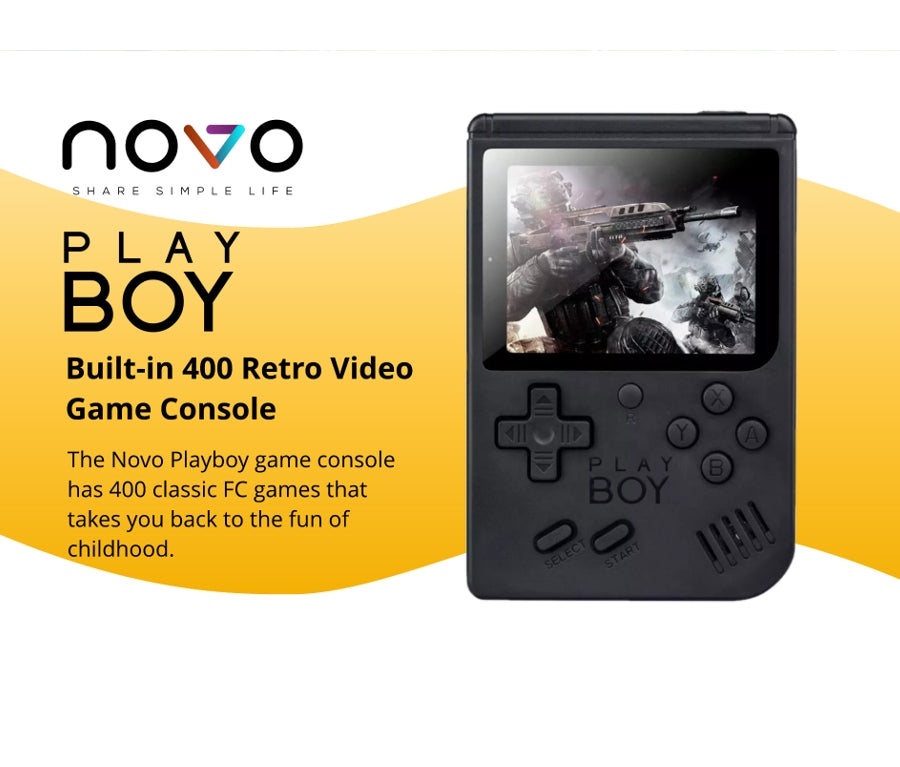 Novo PlayBoy Retro Video Game Console