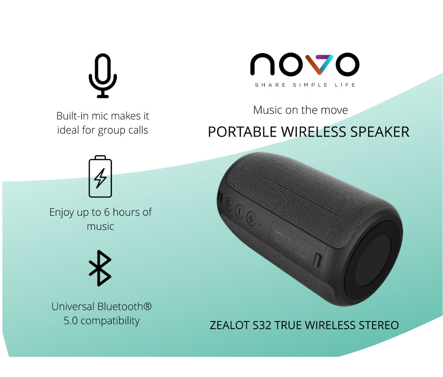 Novo Portable Wireless Speaker
