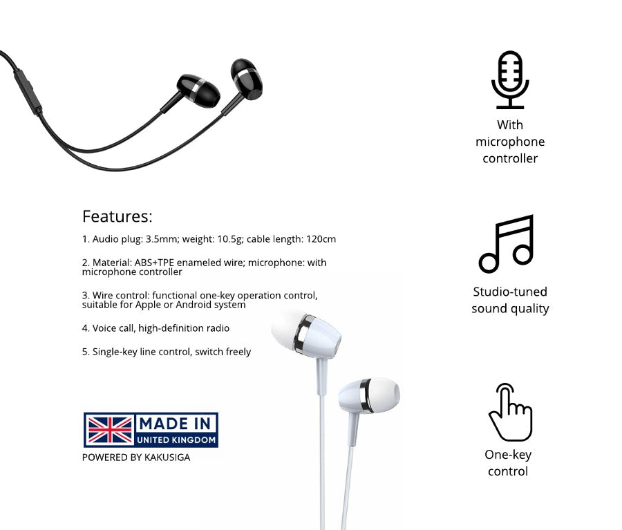 Novo Universal Wired Earphone